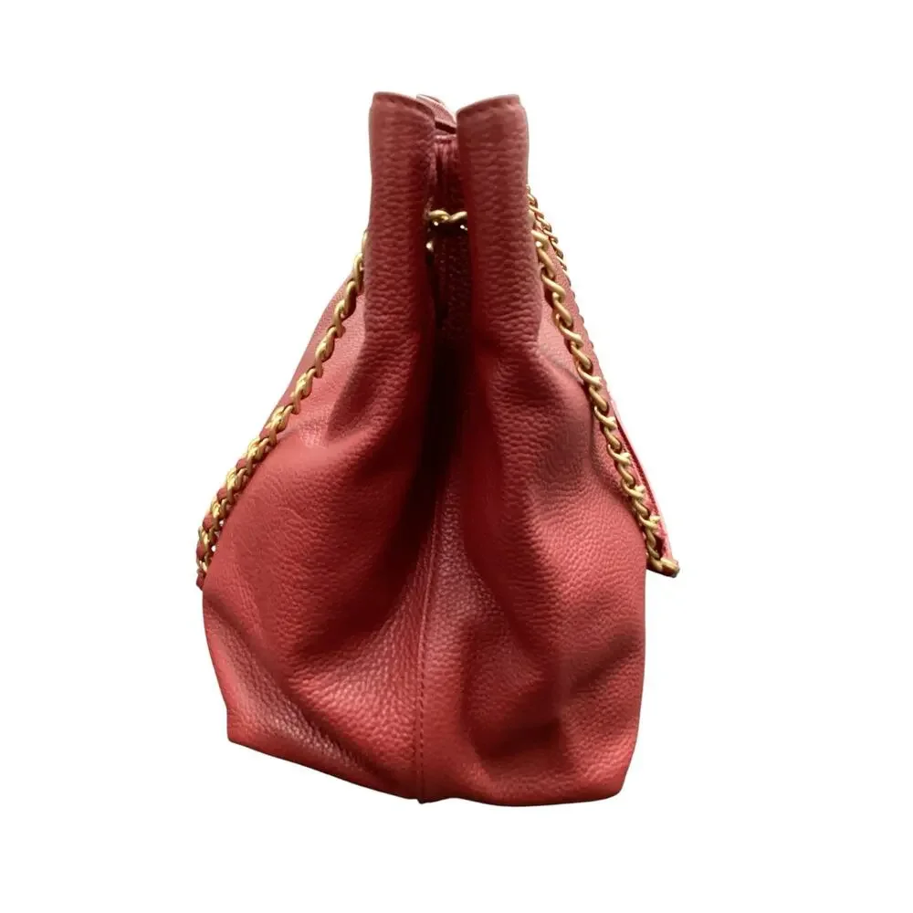Tory Burch Purse Women 1Size Straps Partially With Chain Britten Pebbled Leather